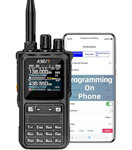 Amazon.com: KSUN GMRS Radio Handheld Ham Radio Dual Band